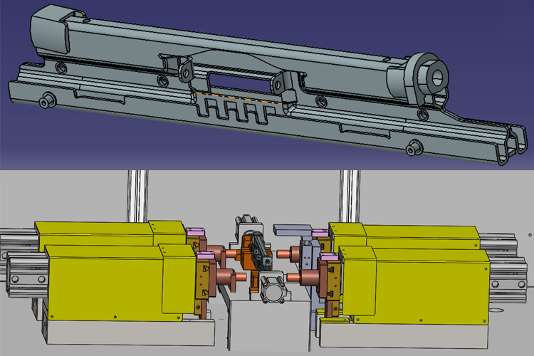 汽车座椅滑轨自动点焊机,座椅滑轨手动焊接