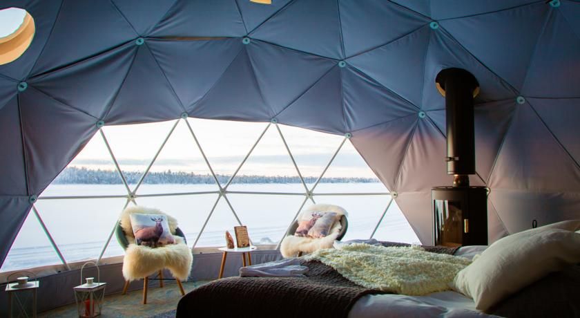 芬兰极光玻璃屋,芬兰10个最难抢的极光玻璃屋