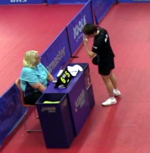 国乒发球被裁判罚,国乒小将被罚视频