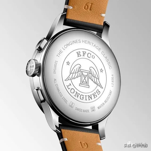 浪琴康卡斯双时区红针计时码表,浪琴的复古计时码表