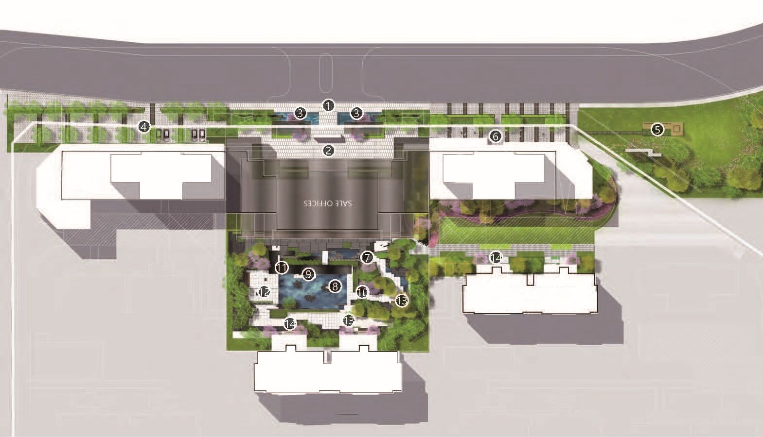 现代都市景观,现代自然风格景观