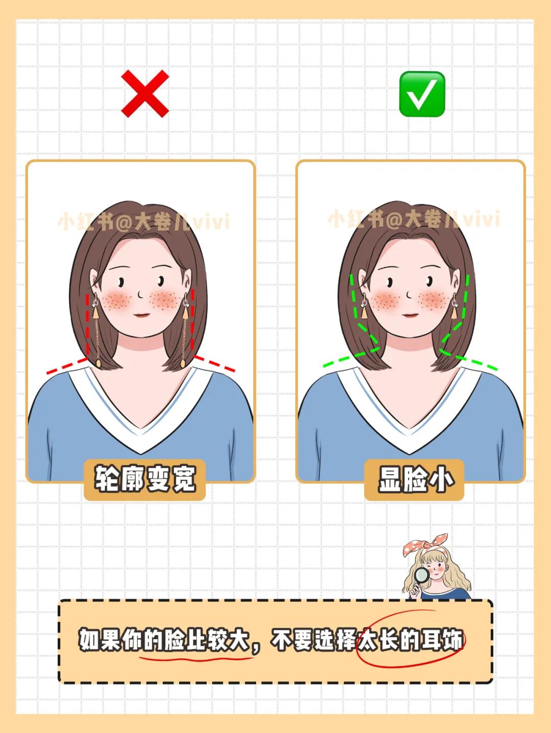 你是什么脸型就选什么风格,你是什么脸型就配什么耳环