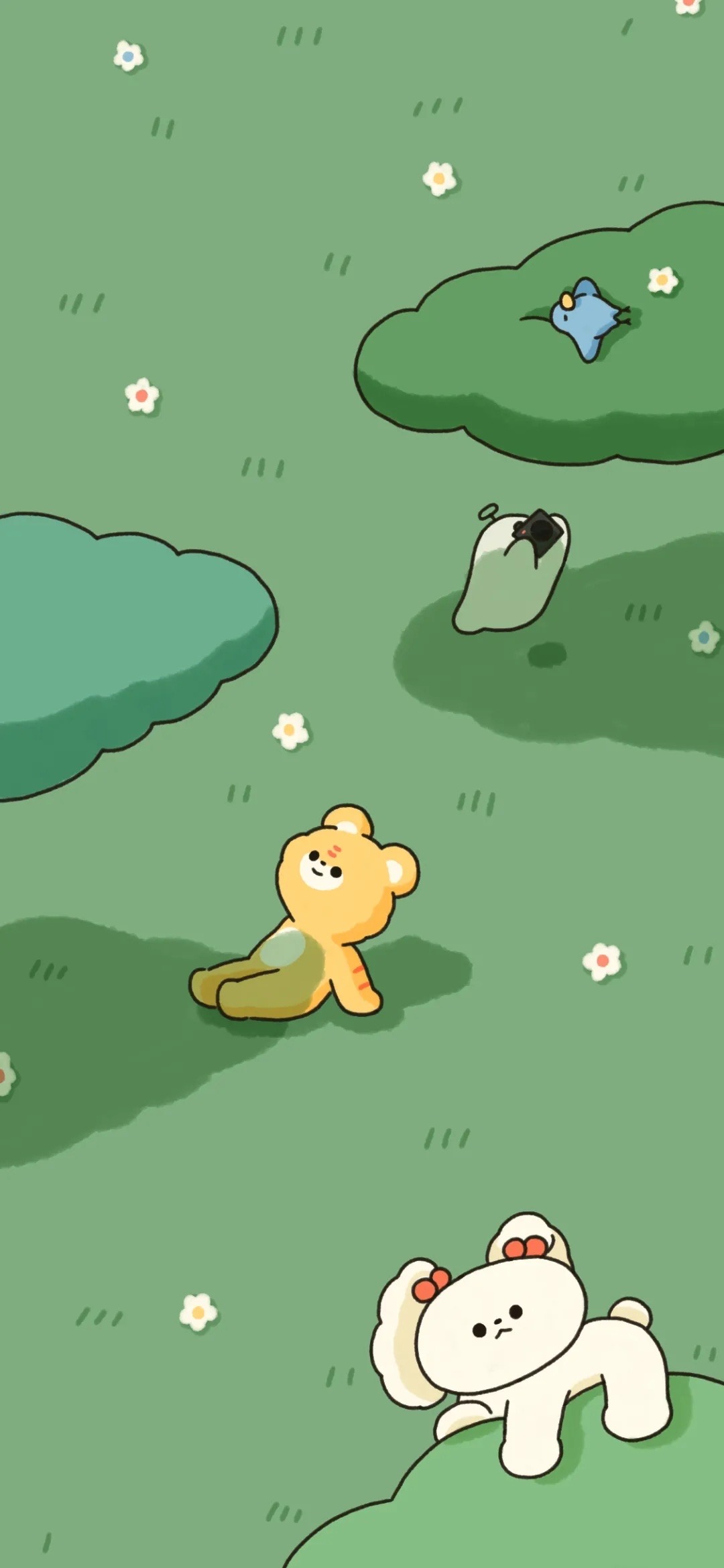 女人专用护眼绿色手机桌面壁纸,手机护眼壁纸高清绿色自然景色