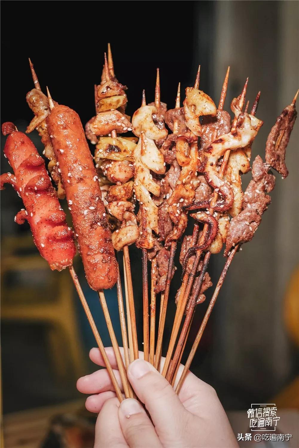 南宁东盟商务区烧烤摊,南宁2021烧烤店铺排行榜前十名