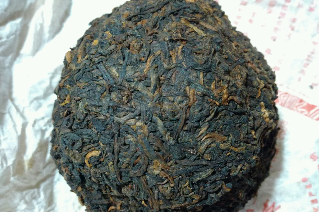 2015年大益茶v93熟茶,大益v93沱茶熟茶2010年003批次