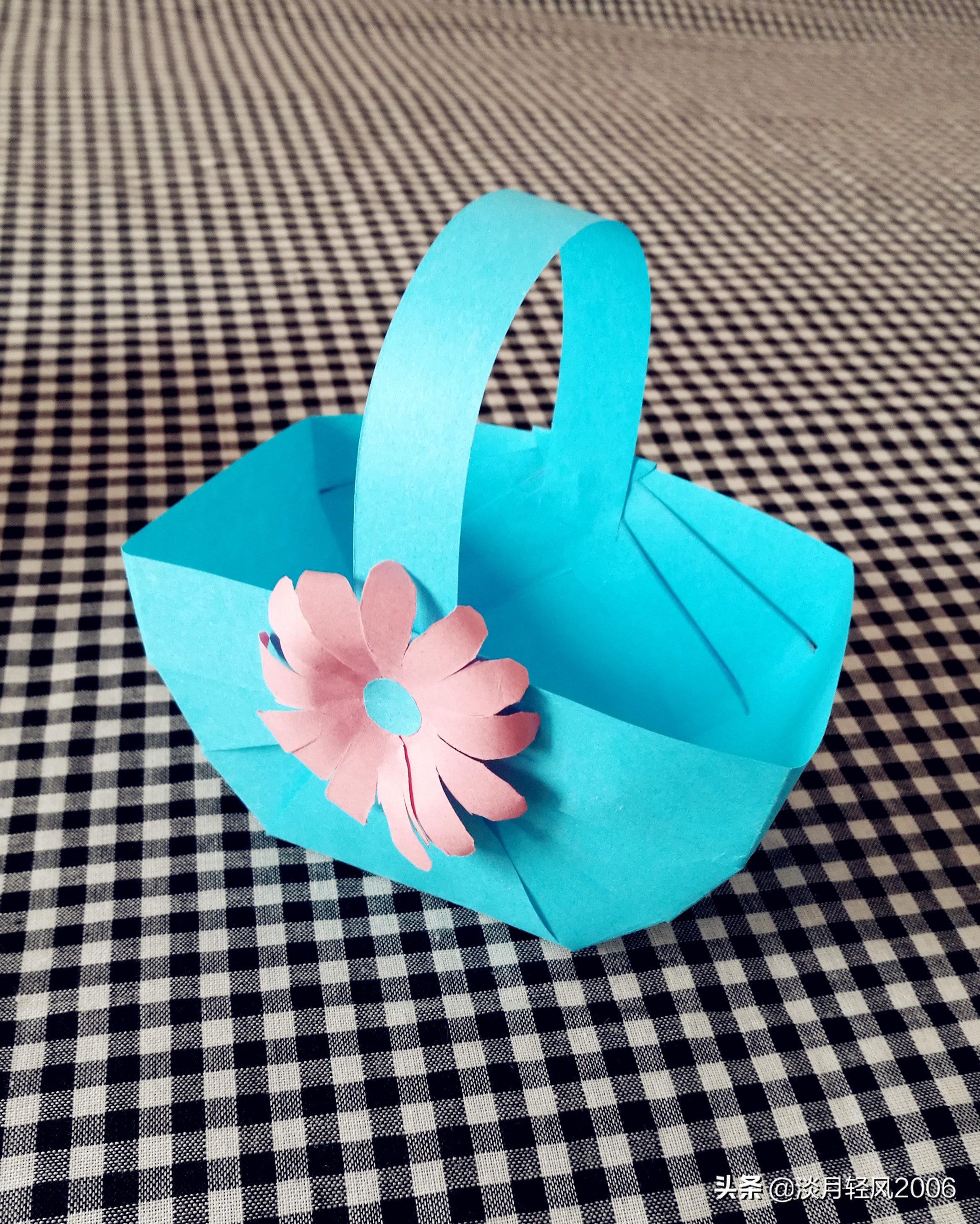 手工卡纸篮子制作大全简单,竹篮手工制作幼儿园卡纸