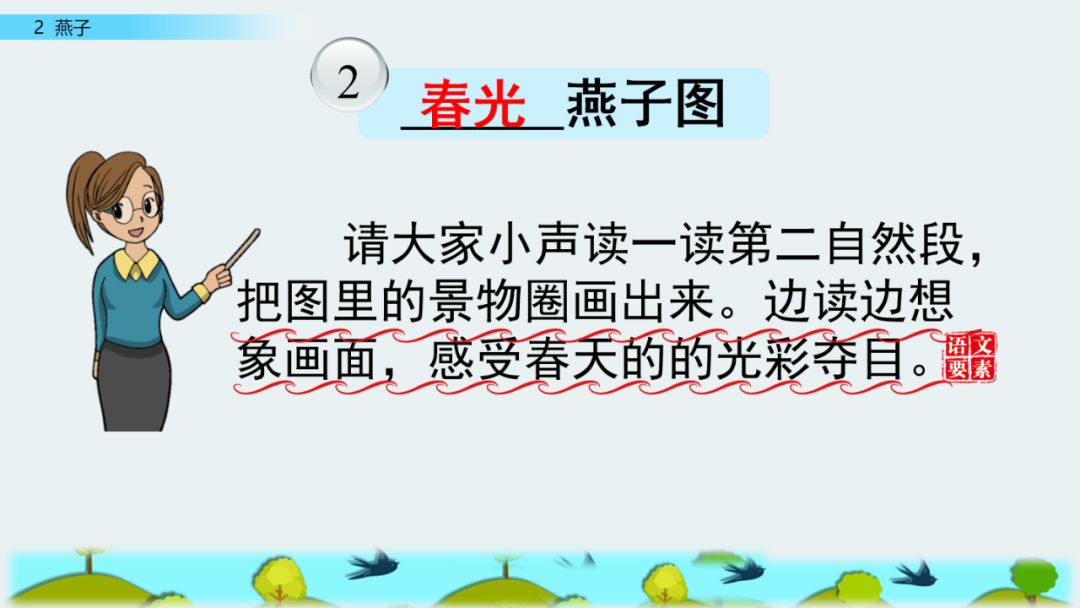 语文三年级下册燕子课文解析,三年级语文下册第2燕子课文重点