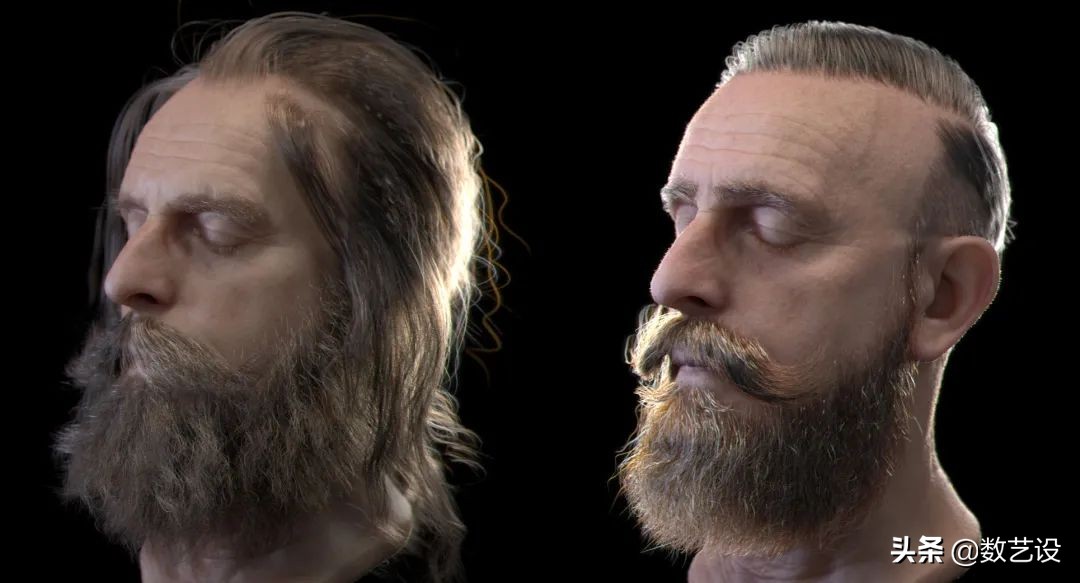 3d防脱发动画,毛发生长3d动画