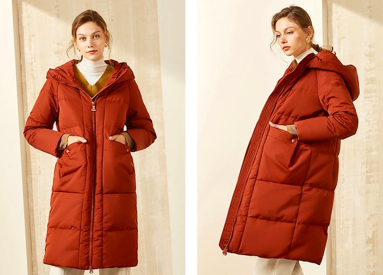 艾莱依反季白羽绒服,艾莱依粉色羽绒服