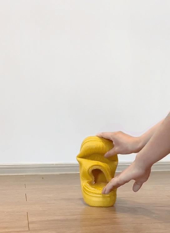 穿上这棉拖，如同踩在大朵棉花上，不怕水防滑、1秒解压，巨舒服