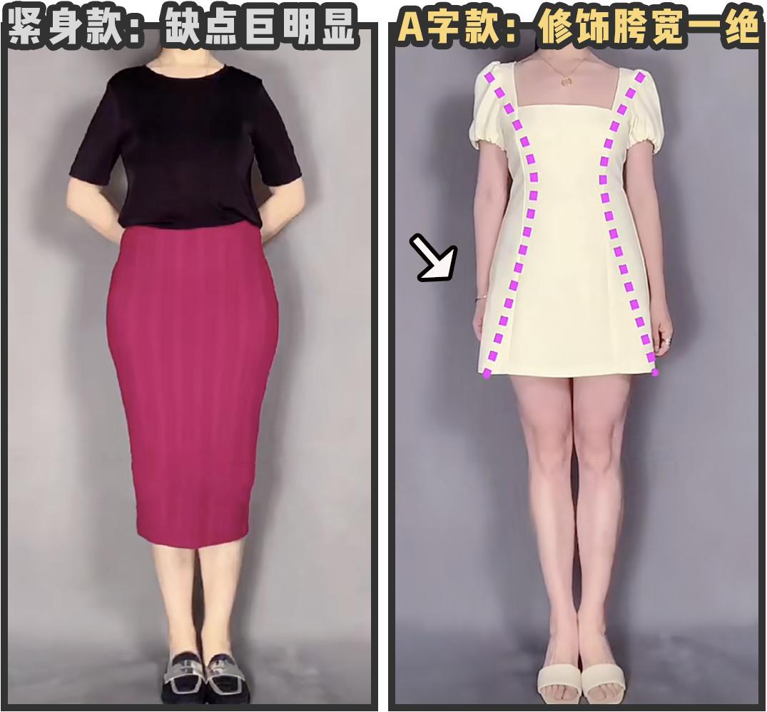 胸大手臂粗怎么穿搭衣服显瘦,肚子大手臂粗怎么穿搭