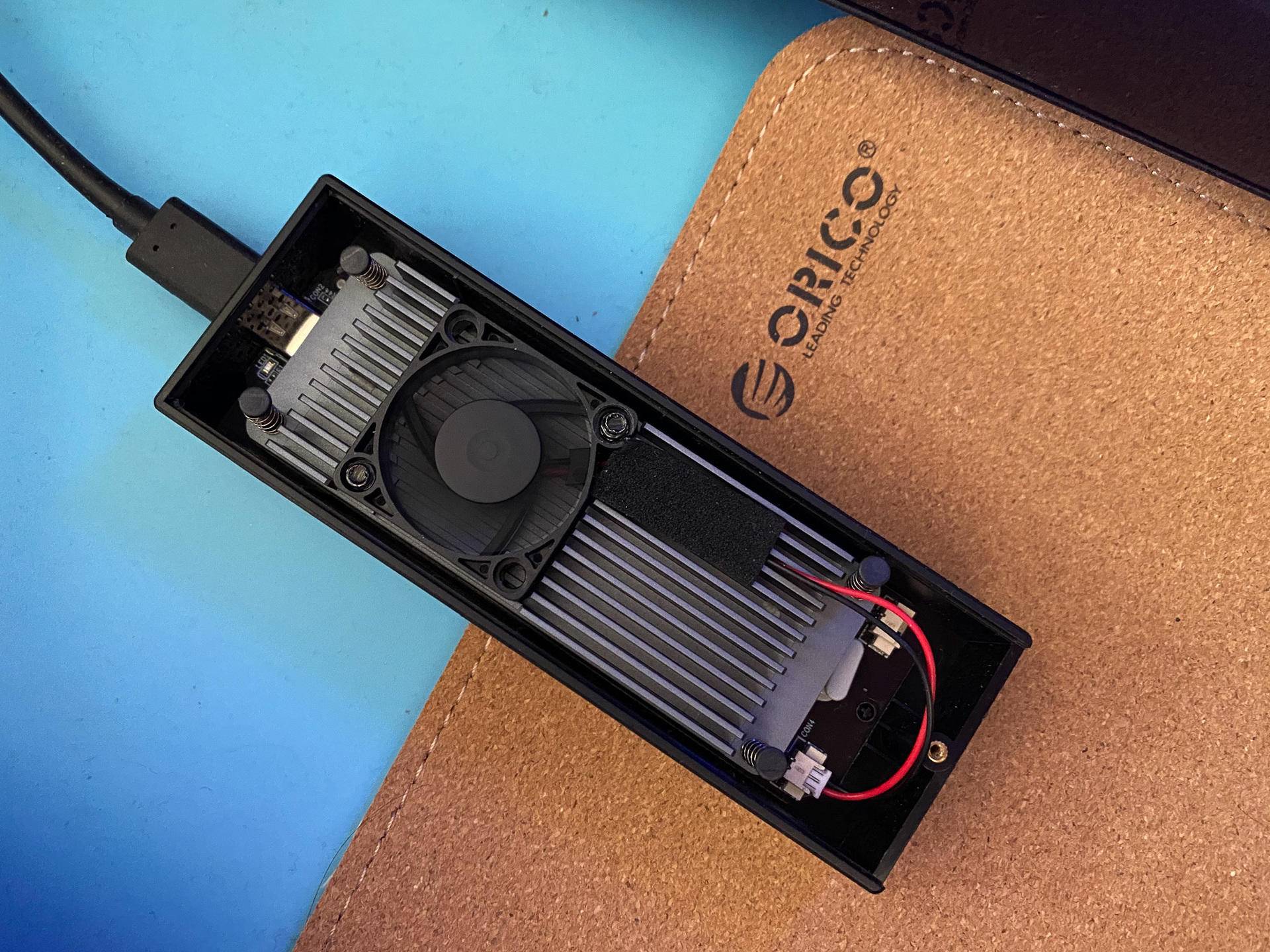 奥睿科m2固态硬盘盒,diy移动固态硬盘500g1t