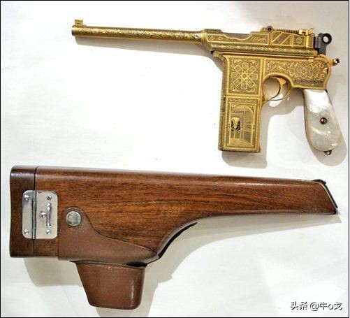 驳壳枪枪托是什么材质,驳壳枪木质套和皮套的区别