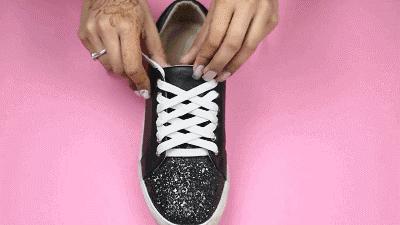 骑士靴鞋带系法杨幂,杨幂同款鞋子鞋带怎么系