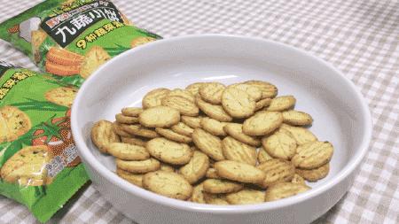 9种蔬菜味饼干,九种蔬菜薄脆饼干