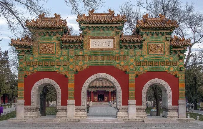 北京国子监琉璃牌楼,北京历史上的琉璃牌楼