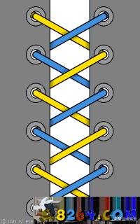 鞋带系起来不好看,鞋带系法不掉教程