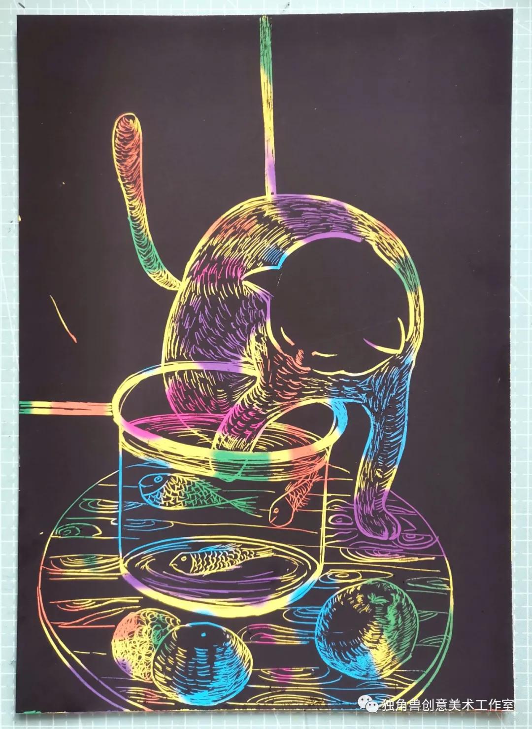 学习大师绘画|玩鱼的猫马蒂斯野兽派创始人