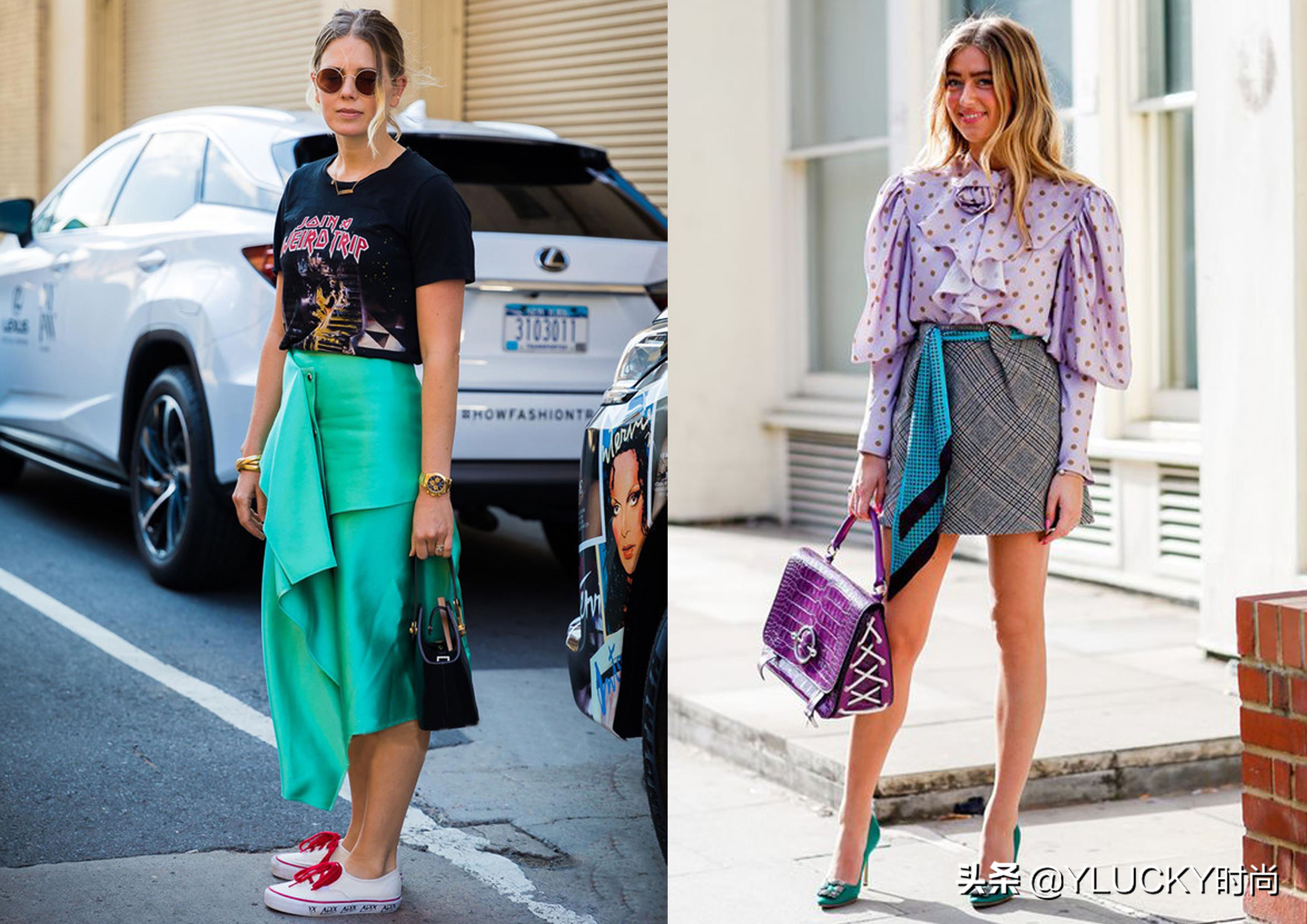 舒适的缎面，舒适的心情穿搭，简约时髦造型出门