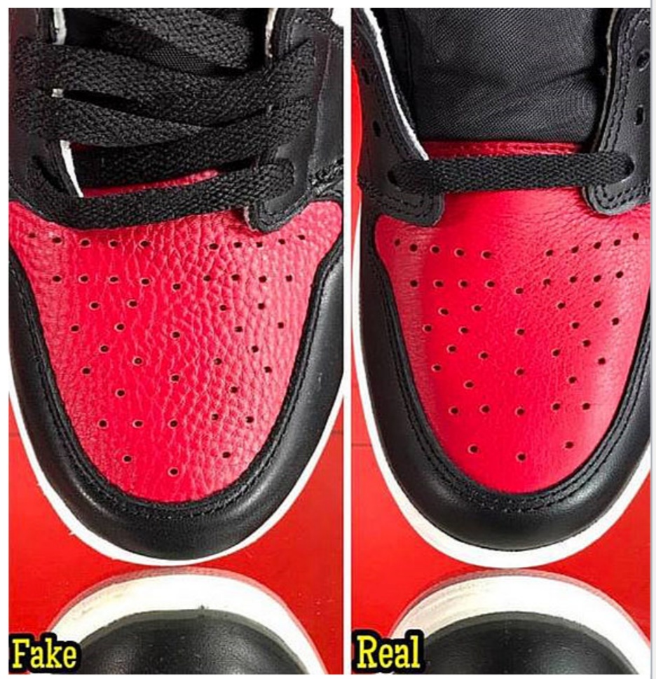 aj1黑红脚趾,aj黑红脚趾鞋带