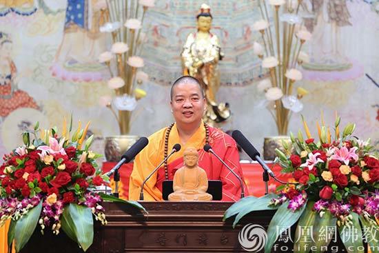 能进法师应邀于普陀山宝陀讲寺作佛学专题讲座