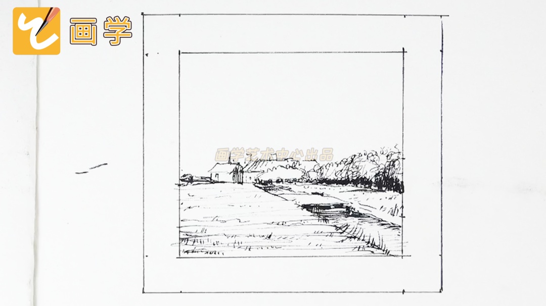 一幅美丽的自然风景画教程,一学就会的风景画你学会了吗