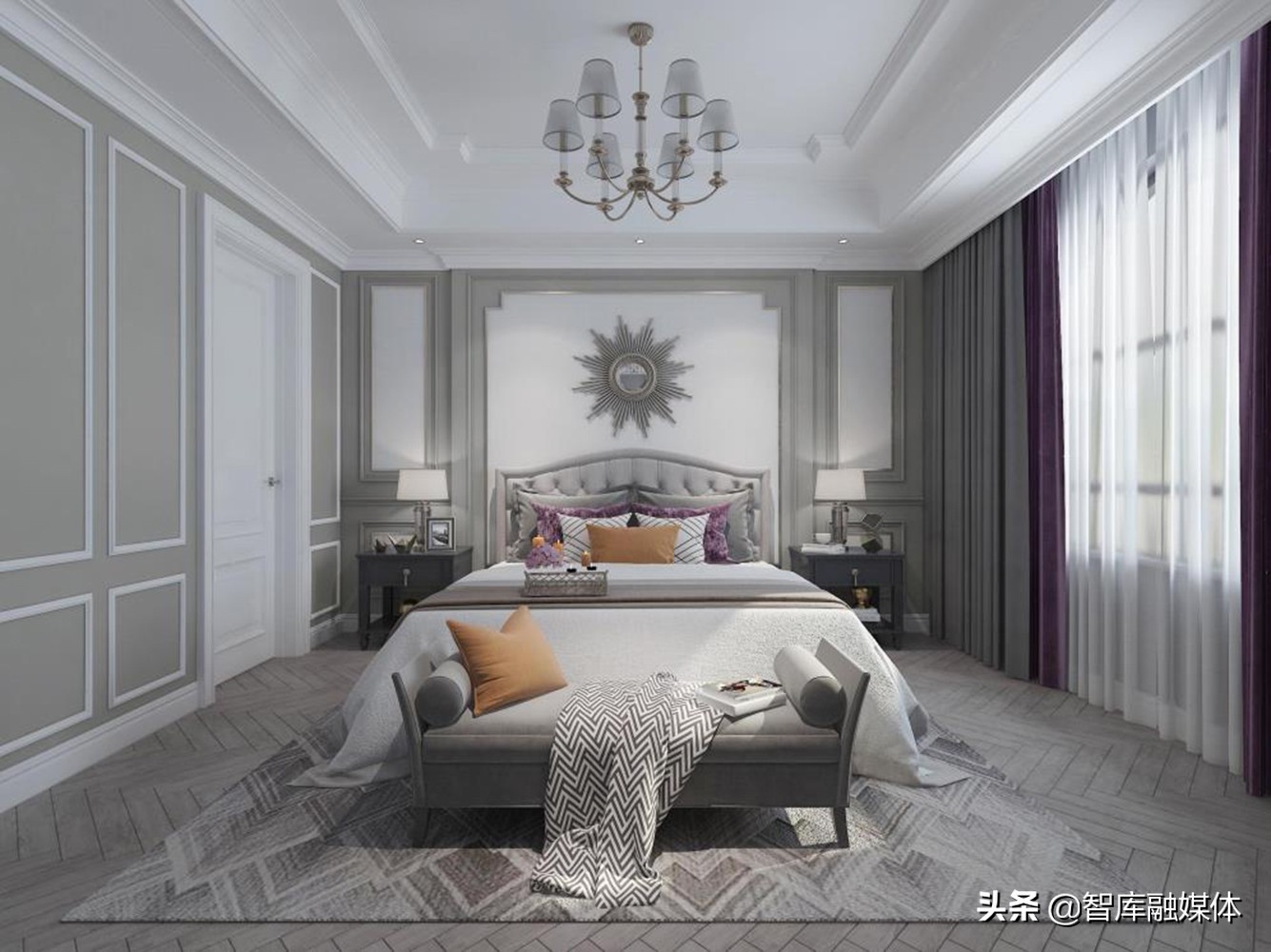 和达璟城紫御装修设计案例，设计师刘经筱与他的美式轻奢生活态度