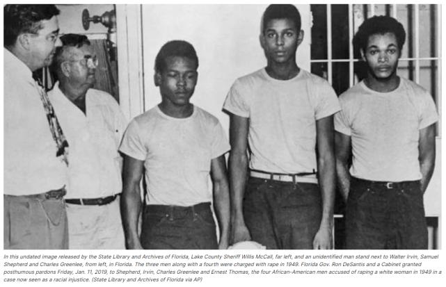 沉冤昭雪!美国4名黑人被判强奸白人少女,70多年后终被宣告无罪