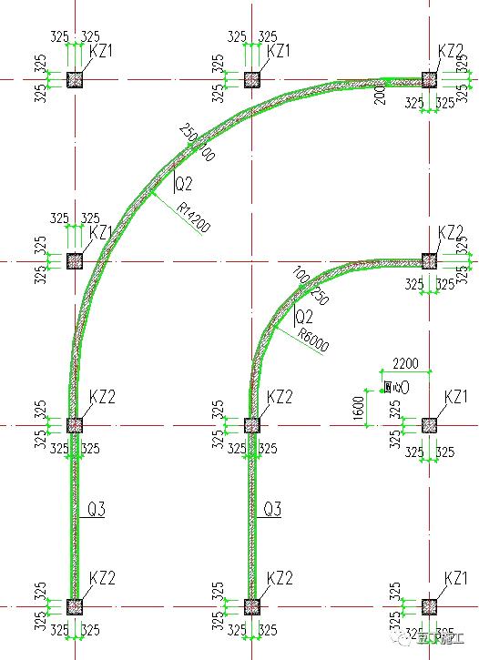 建筑弧形放线方法教学,椭圆建筑放线方法