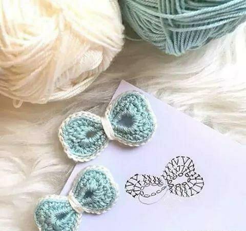 大蝴蝶结钩织教程大全,蝴蝶结的各种钩织教程