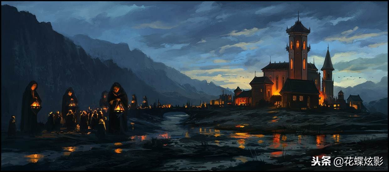 chatgpt场景原画,宏大的游戏场景原画图片