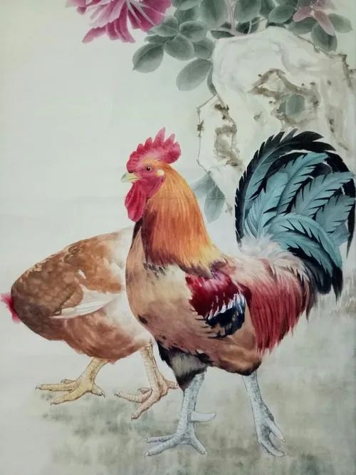 现代工笔重彩人物画,当代工笔重彩人物画