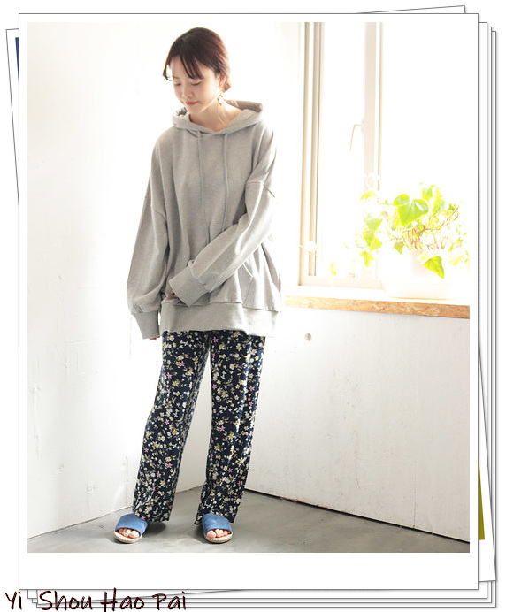 thombrowne灰色卫衣5码上身效果,灰色日系卫衣