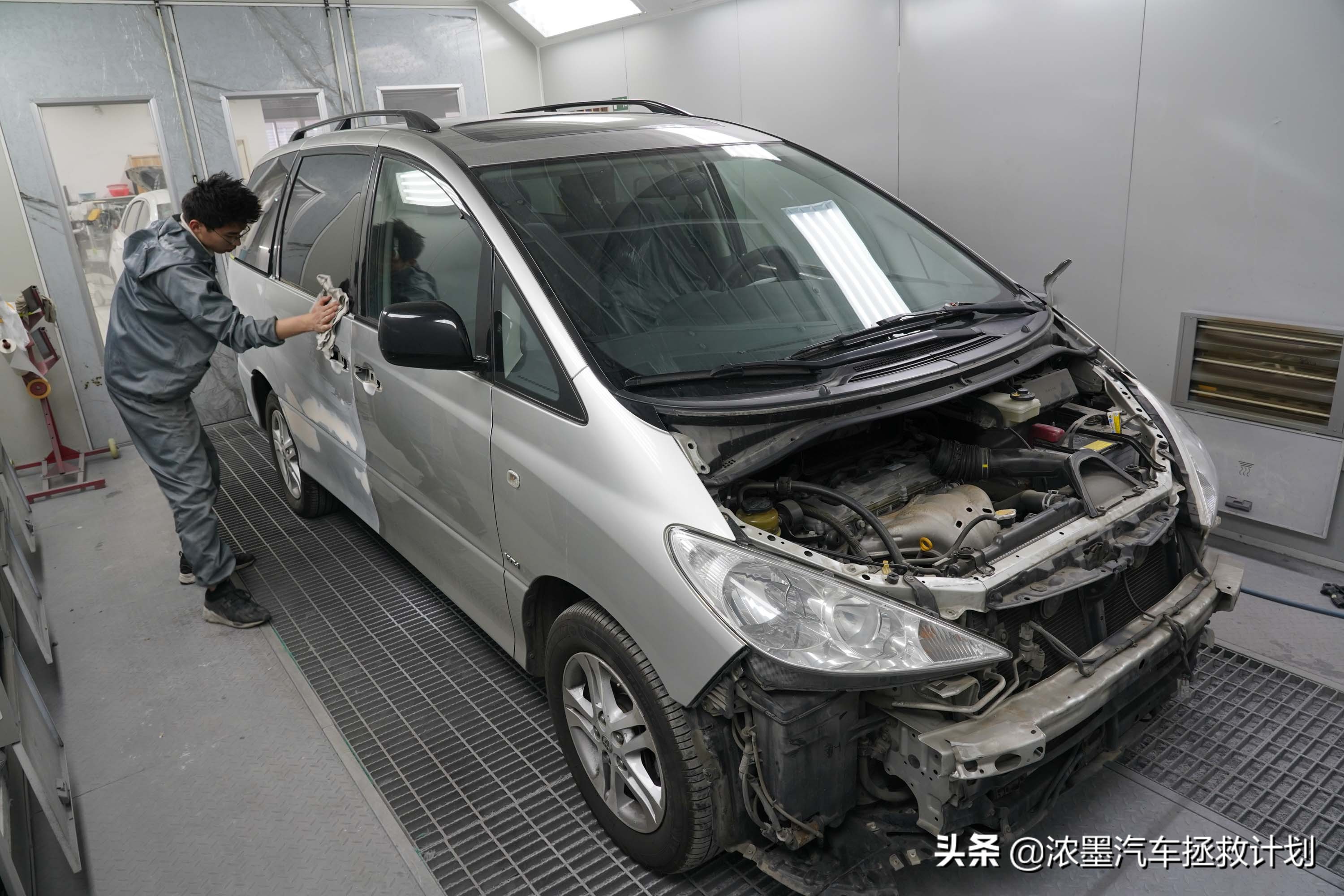 丰田普瑞维亚整备全过程,丰田普瑞维亚2024款豪华版试驾