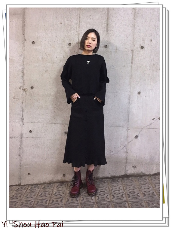 drmartens杨幂同款秋冬拼接马丁靴,drmartens马丁靴1460荔枝纹测评