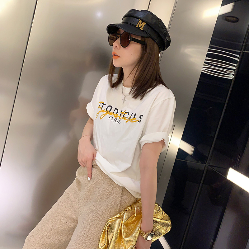 法式气质风内搭t恤,欧洲风穿搭t恤