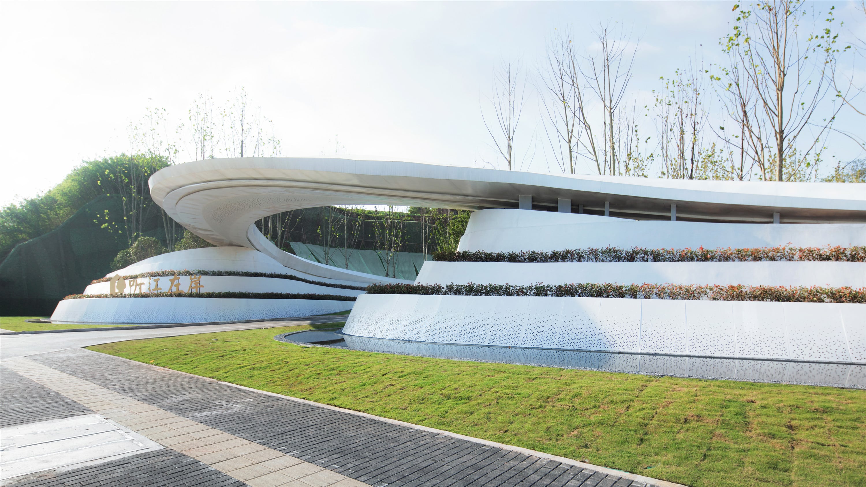 重庆龙湖滟澜山景观设计公司,重庆听江左岸景观设计