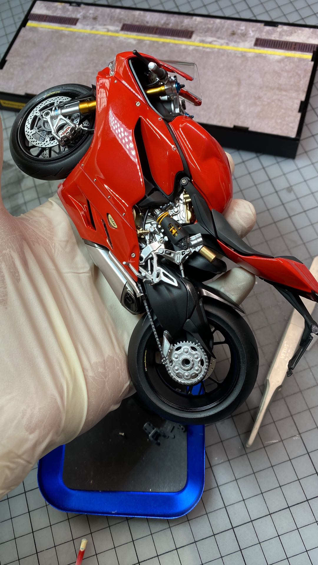摩托车模拟器玩一玩,仿真合金1:18摩托车模型