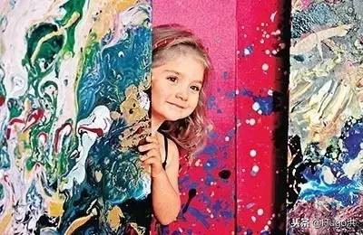 父母“纵容”的熊孩子成为了2岁的女版“毕加索”，作品卖出百万