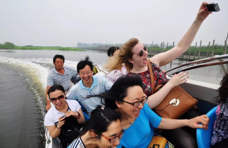 江苏金湖荷花风景,江苏淮安荷花之都金湖