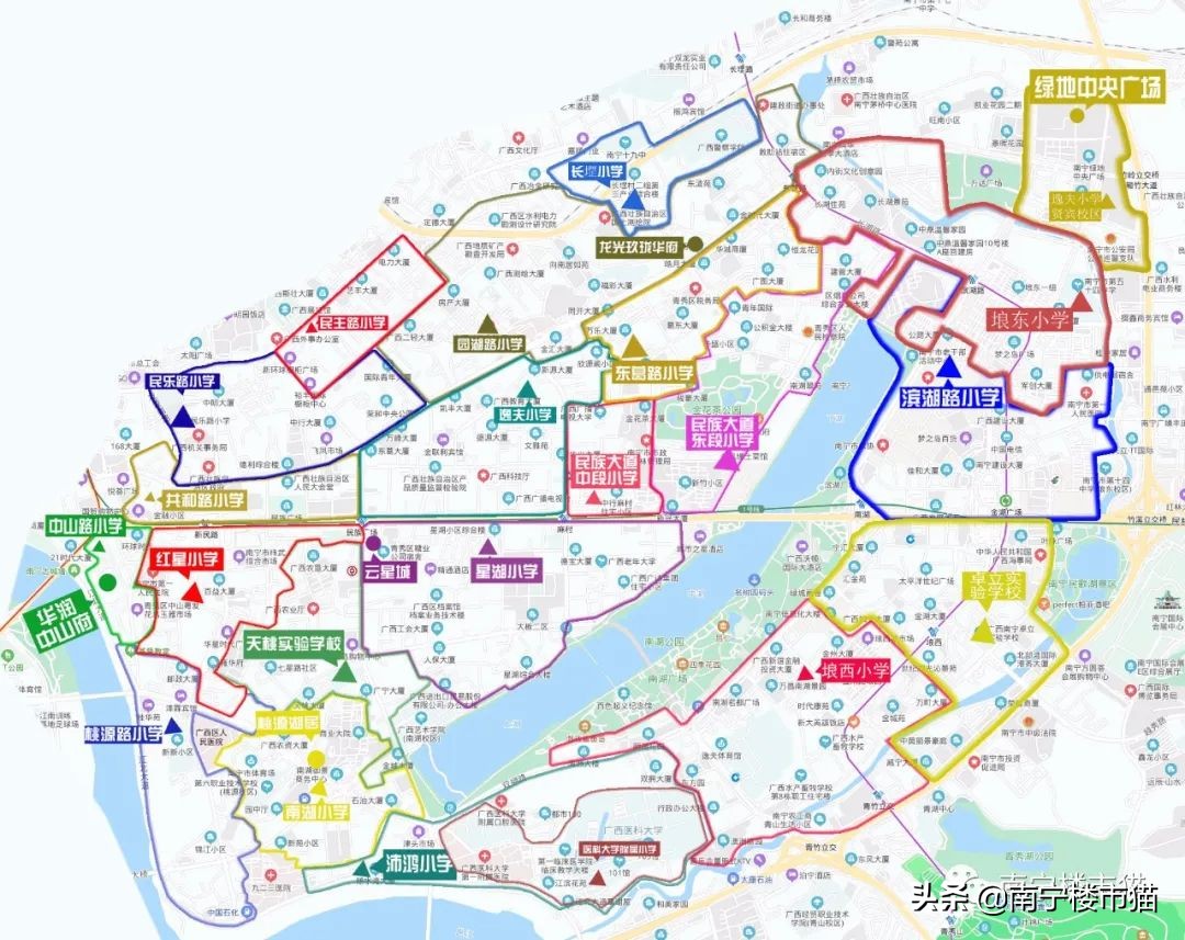 南宁学区房四房二厅二卫,南宁小学学区房一览表