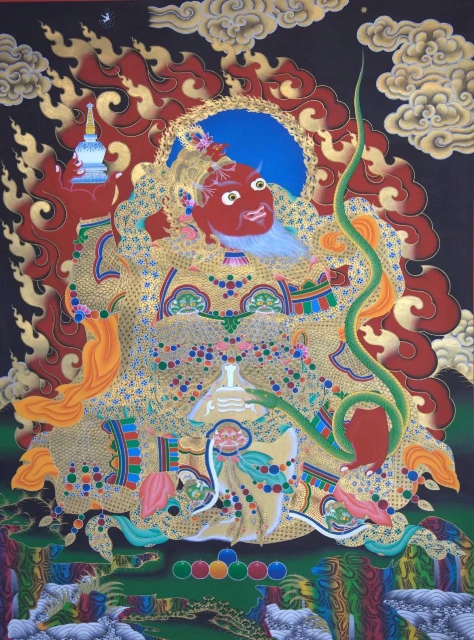 尼泊尔手绘唐卡和西藏唐卡区别,尼泊尔唐卡和藏区唐卡的价格