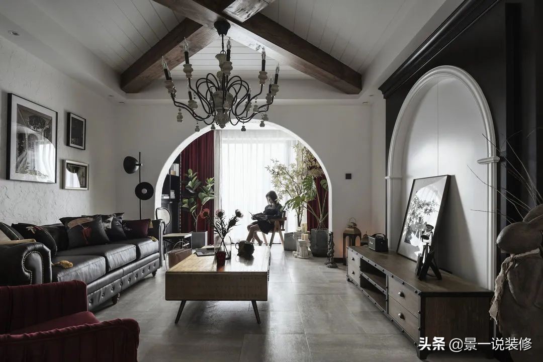 146㎡四室改三室，美式乡村混搭风，装修花费58万，漂亮