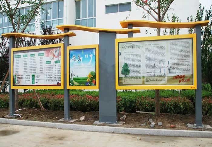 最简单的不锈钢宣传栏,不锈钢高品质宣传栏