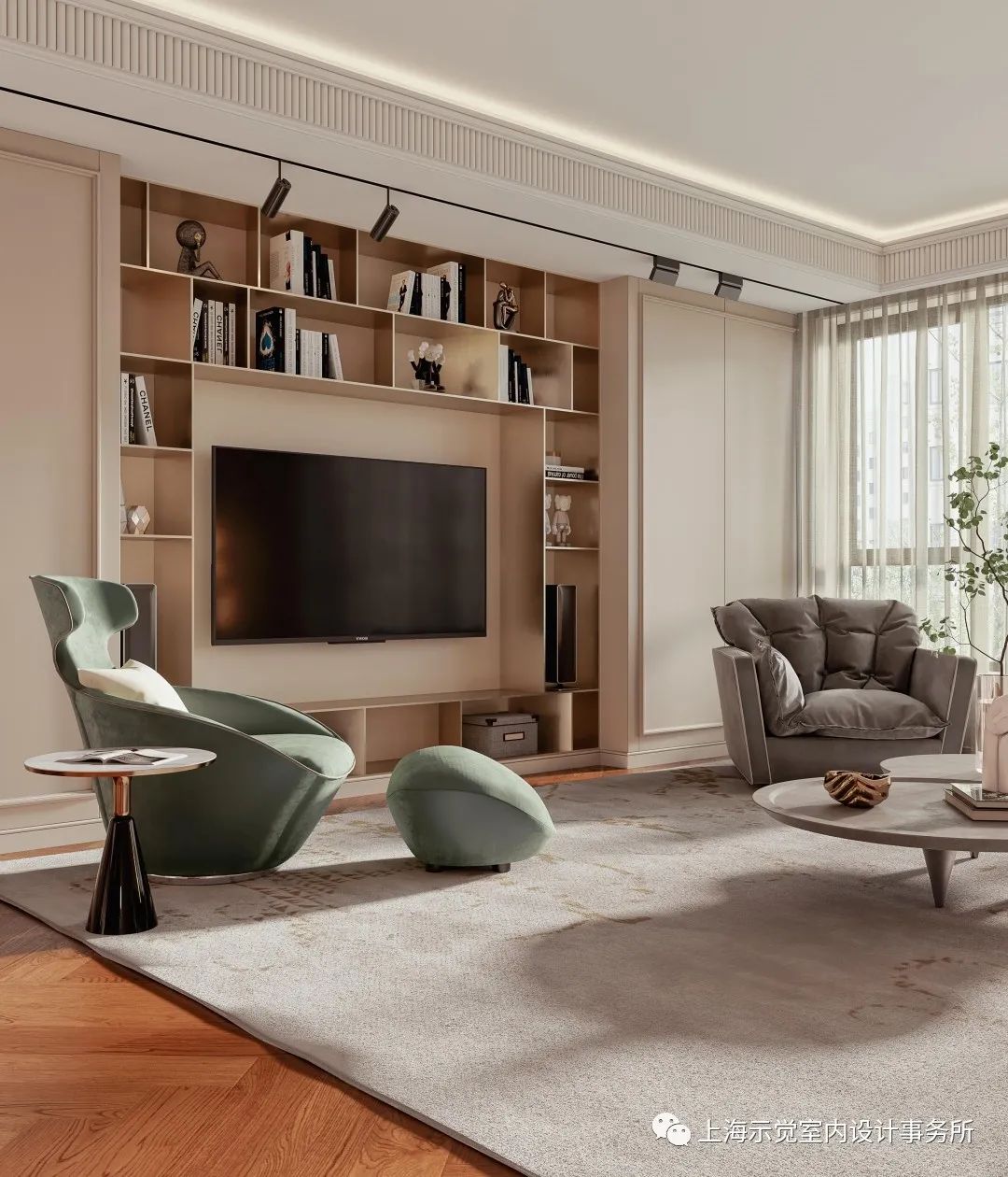 示觉设计|300㎡凯德茂名公馆，现代时尚与法式经典的融合