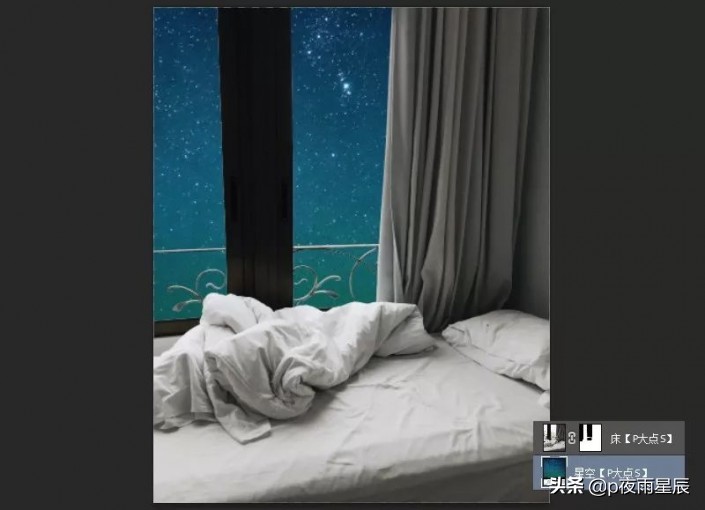 ps怎么把月亮放在人手中,怎么用ps把月亮移下来一点