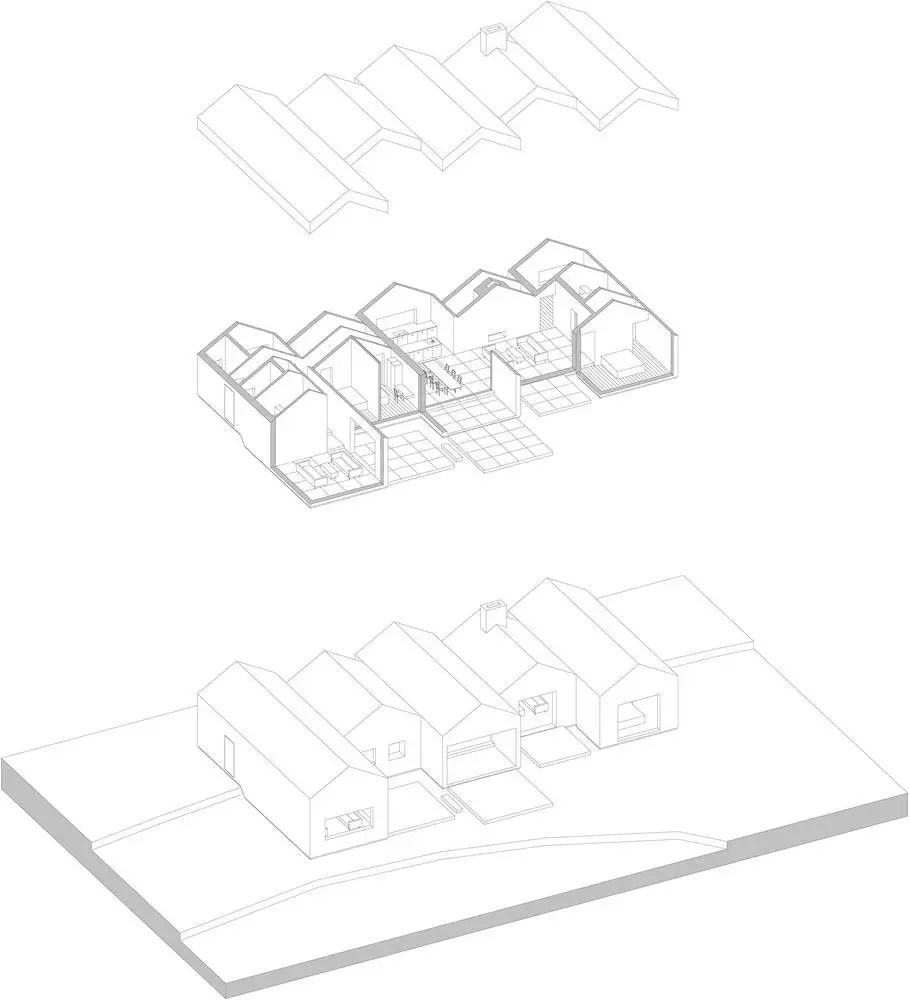 简单房子的轴测图,60平方十大最佳户型图