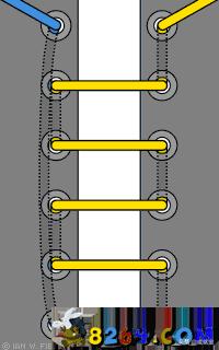 十种必学的鞋带系法,鞋带系的不好看怎么办