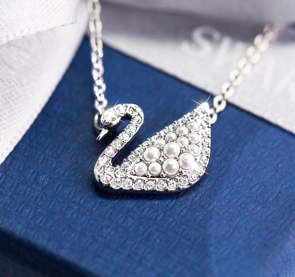 施华洛世奇幸运钥匙项链,施华洛世奇无尽爱意项链