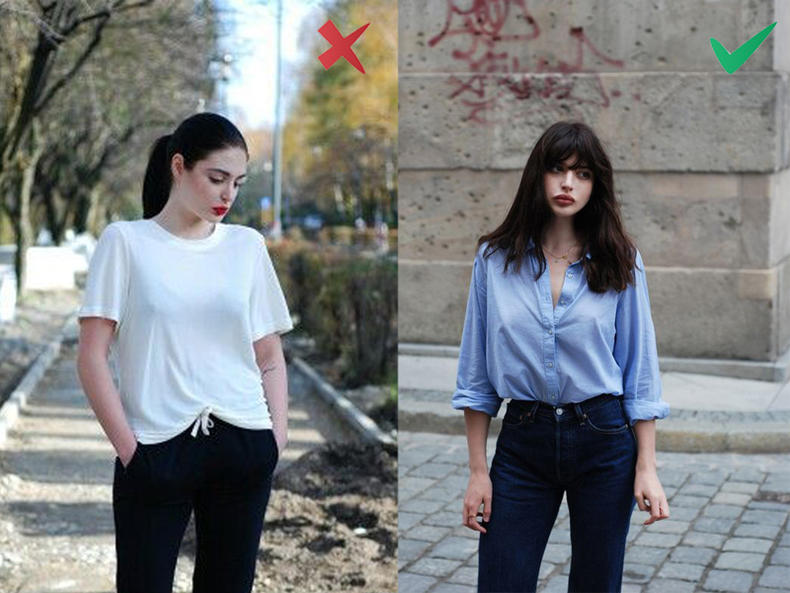 五种体型穿搭法，助你K.O身材缺陷